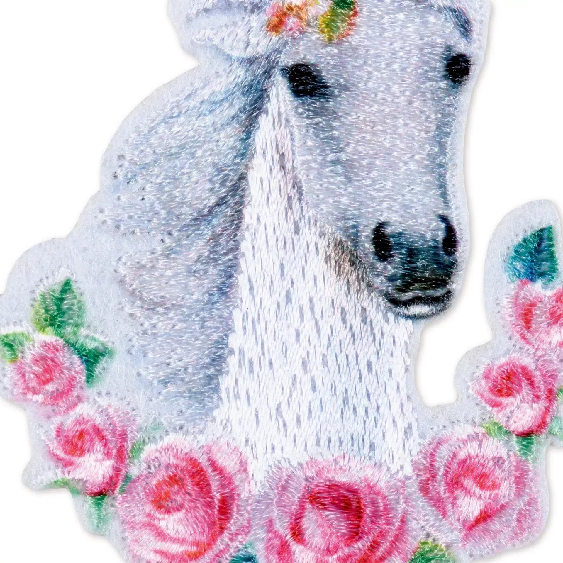 Prym Appliqué, unicorn, white/ Patch Patches