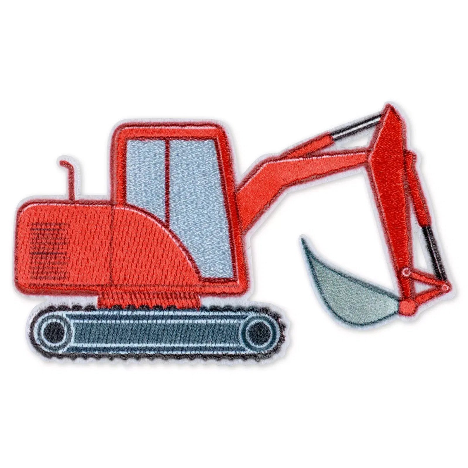 Prym Appliqué, Excavator, red Patch Patches