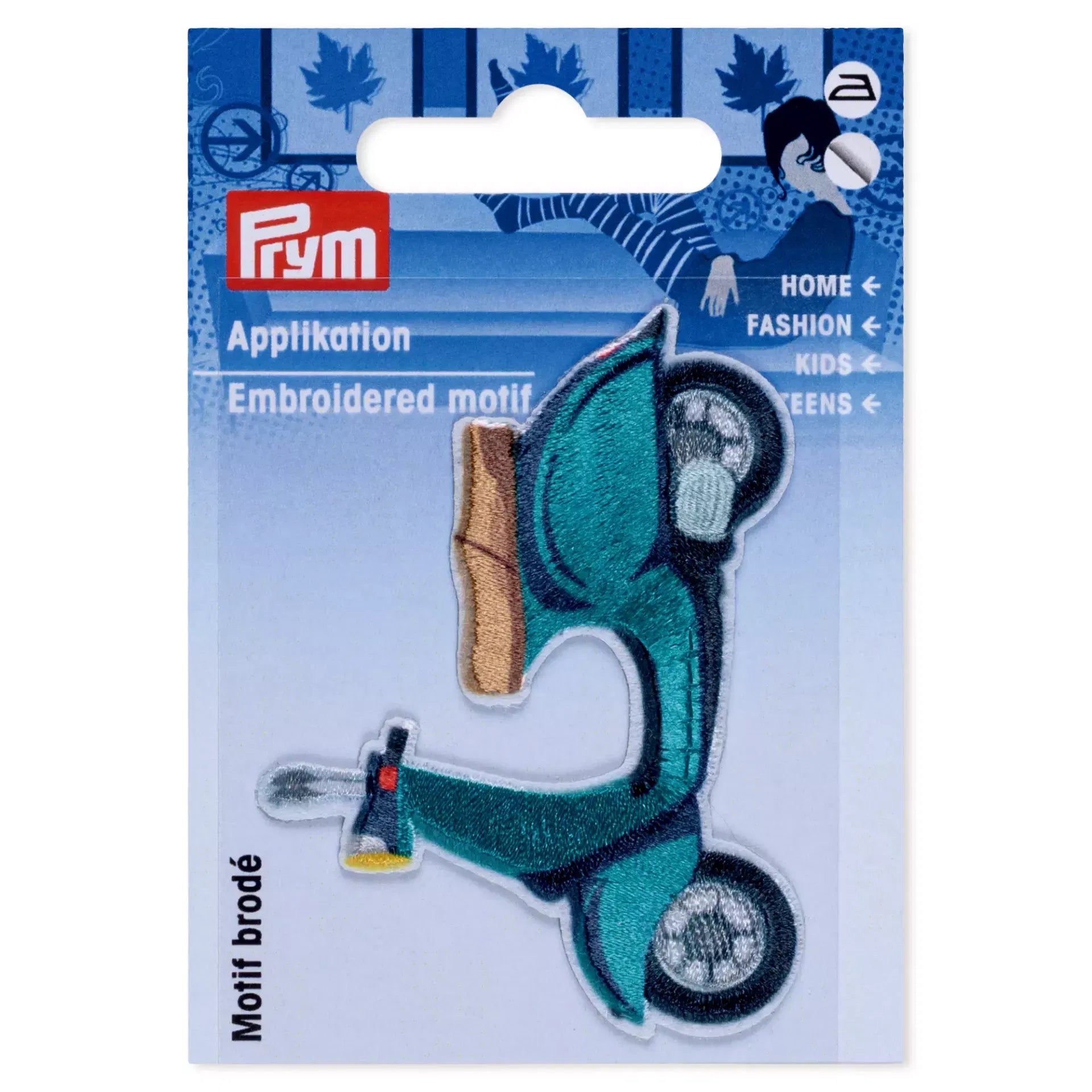 Prym Appliqué, Scooter, turquoise