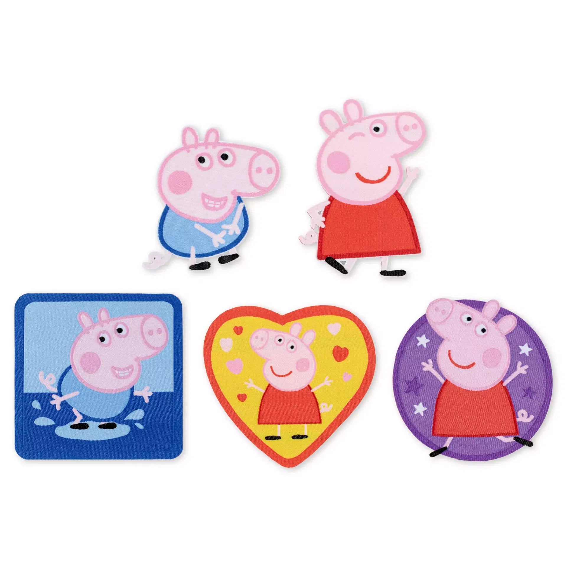 Appliqués woven Peppa Wutz assorted/ Random Picture