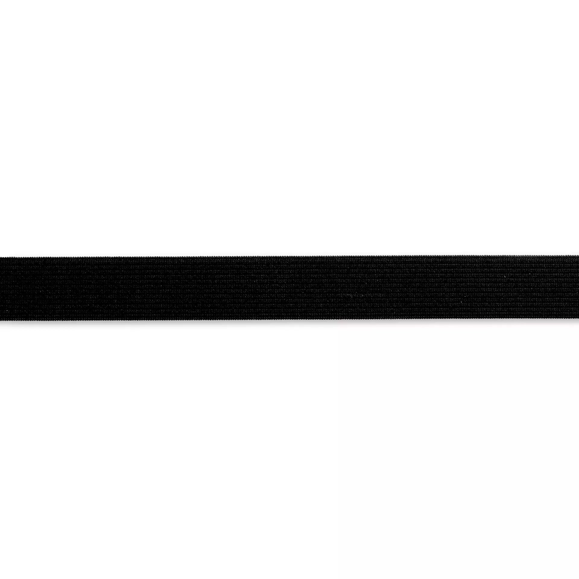 Black 20mm soft elastic tape by Prym, shown horizontally against a white background.