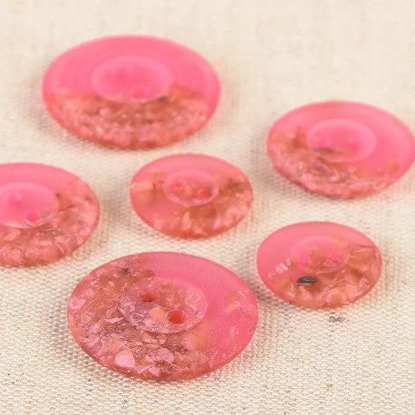 Stephanoise 2-Hole Wood Shaving Effect Buttons - 15mm, 19mm, 23mm | M60801