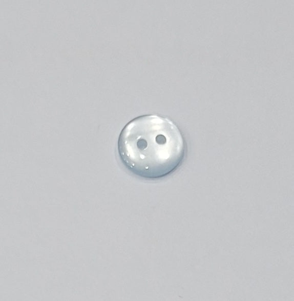 Polyester Button, 2-Holes, Shiny, 11mm