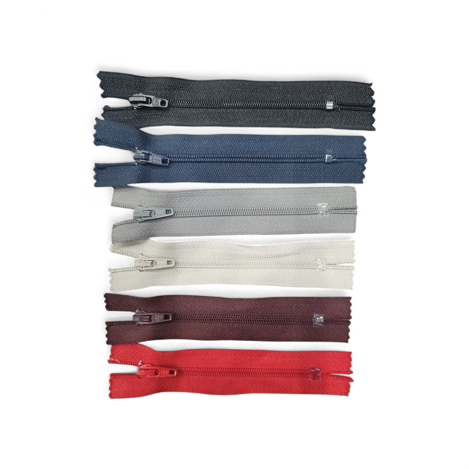 YKK Closed End 2cc Plastic Zip,  10cm