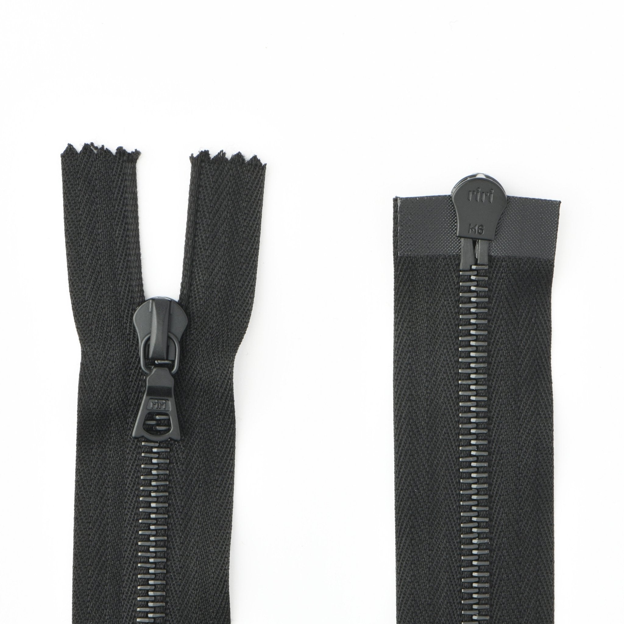 RIRI 75cm Two-Way Metal Zipper - Black