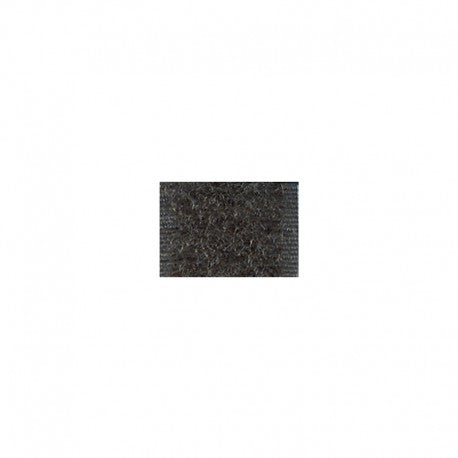 Black polyamide hook and loop fastener tape, 20mm wide.