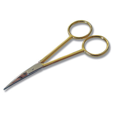 Madeira Precision Cut Embroidery Scissors – Gold-Plated Curved Tip 12cm