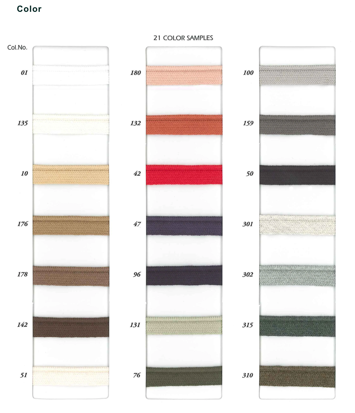 Shindo Cotton Piping Cord  SIC 9510 – 100% Cotton, 10mm Width, Yarn Dyed