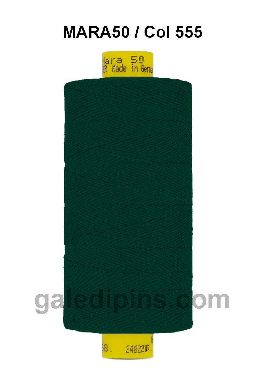 Gütermann Industrial Mara 50 Thread - SHADE CARD 12, 13 & 14