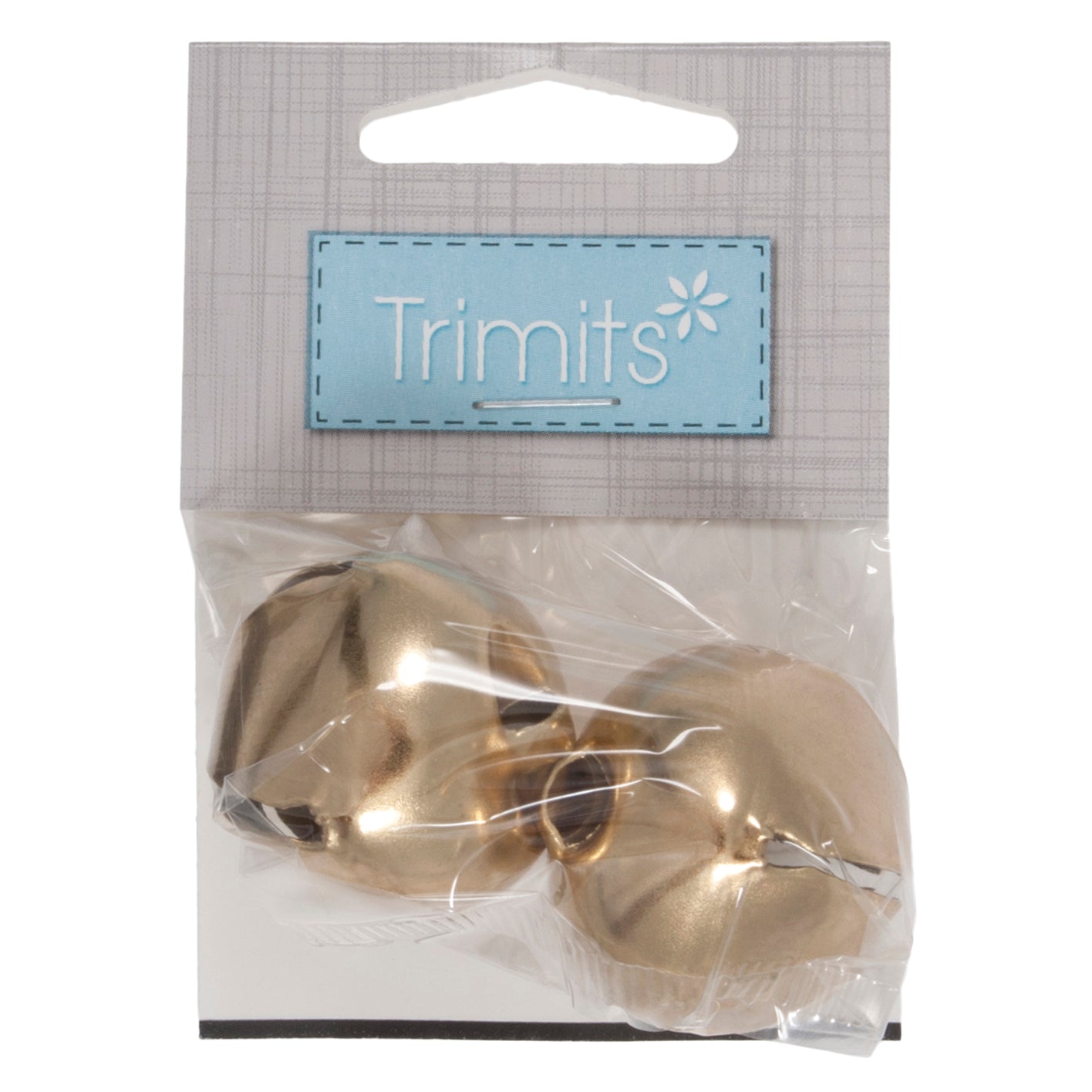 Trimits Jingle Bells – 3cm Silver/Gold – Pack of 2