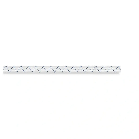 Sports elastic 8.5mm, white