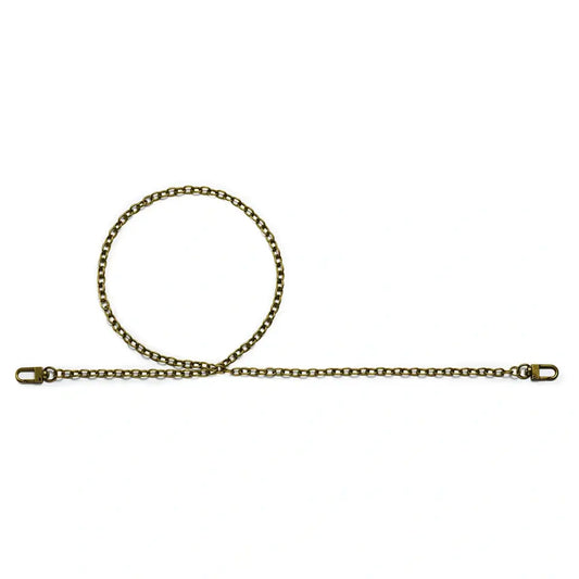 Bag handle loop Leandra, antique brass