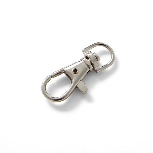 Snap hook 7 x 38mm, silver-coloured PRYM