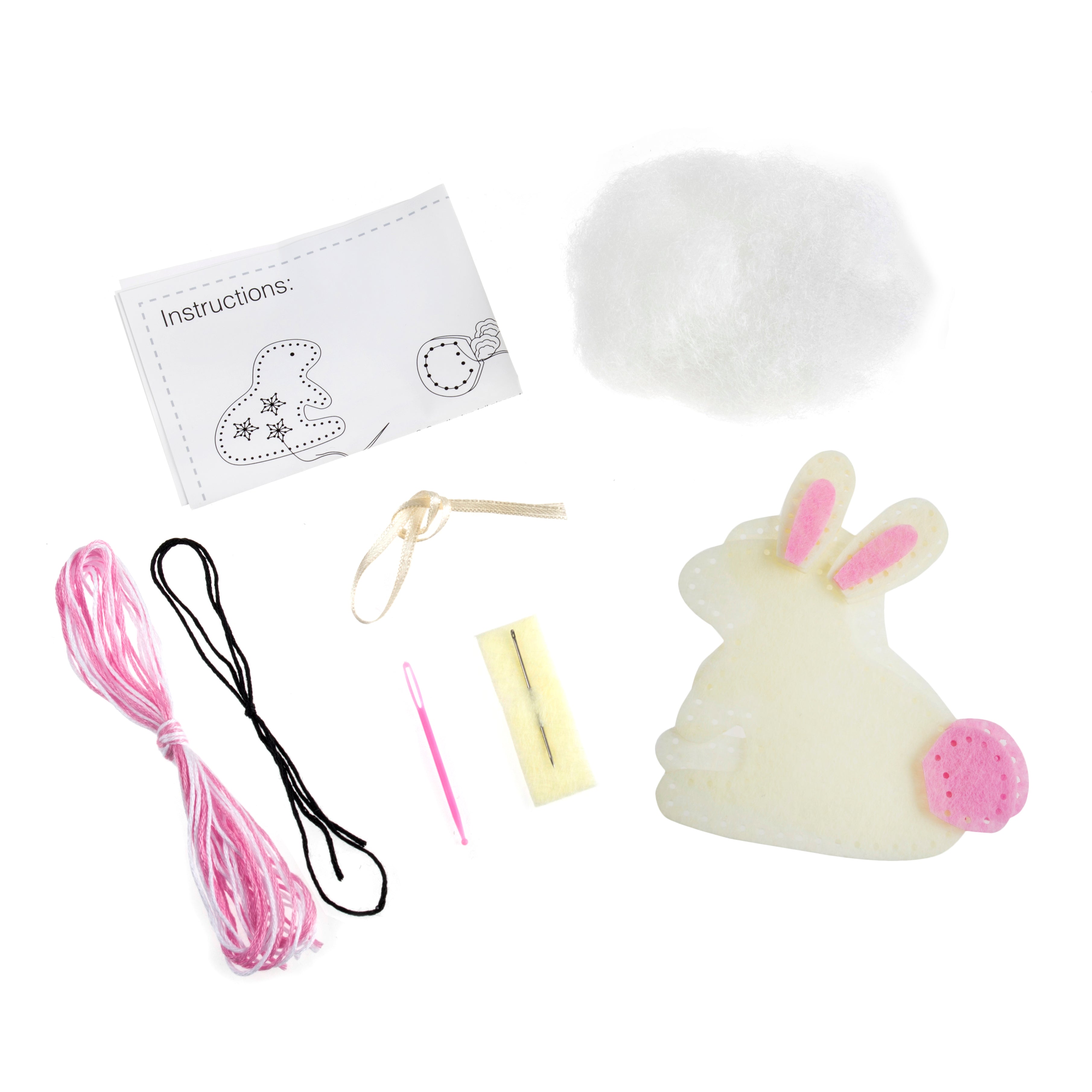 Trimits Felt Decoration Kit – Bunny Craft Kit