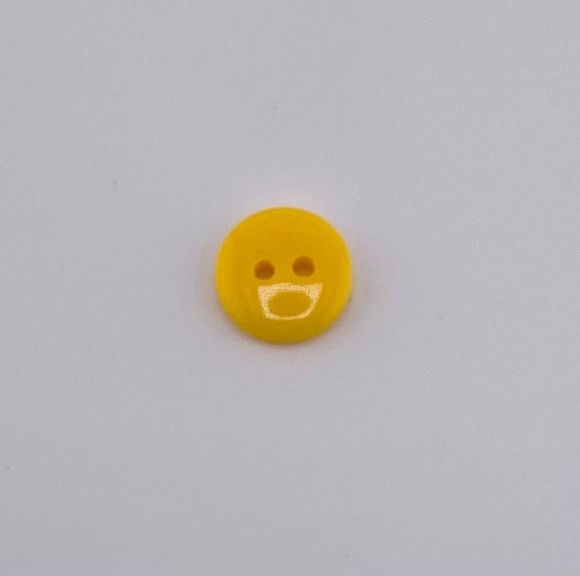 Polyester, 2-hole, Shiny Button 10mm