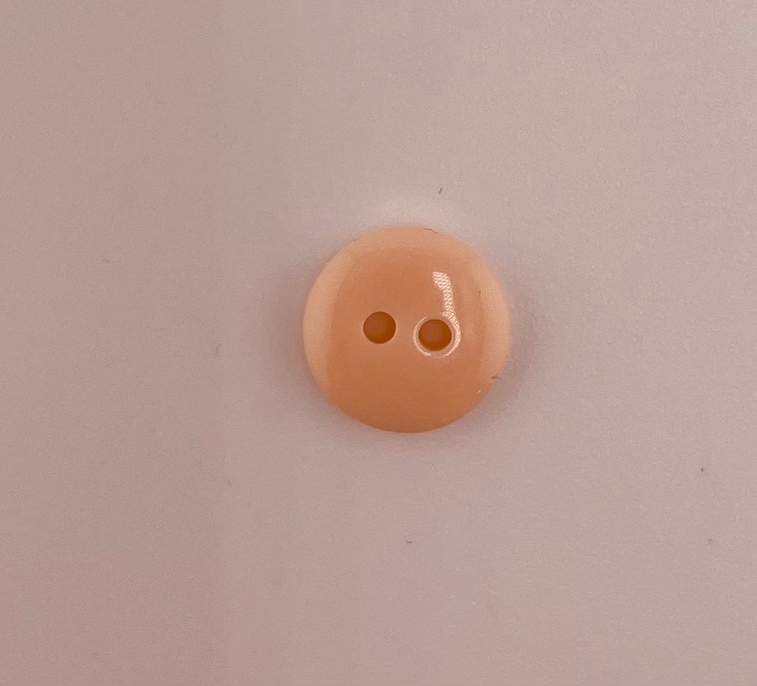 Polyester, 2-hole, Shiny Button 10mm