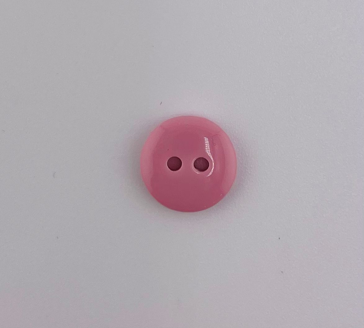 Polyester, 2-hole, Shiny Button 10mm