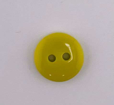 Polyester, 2-hole, Shiny Button 10mm