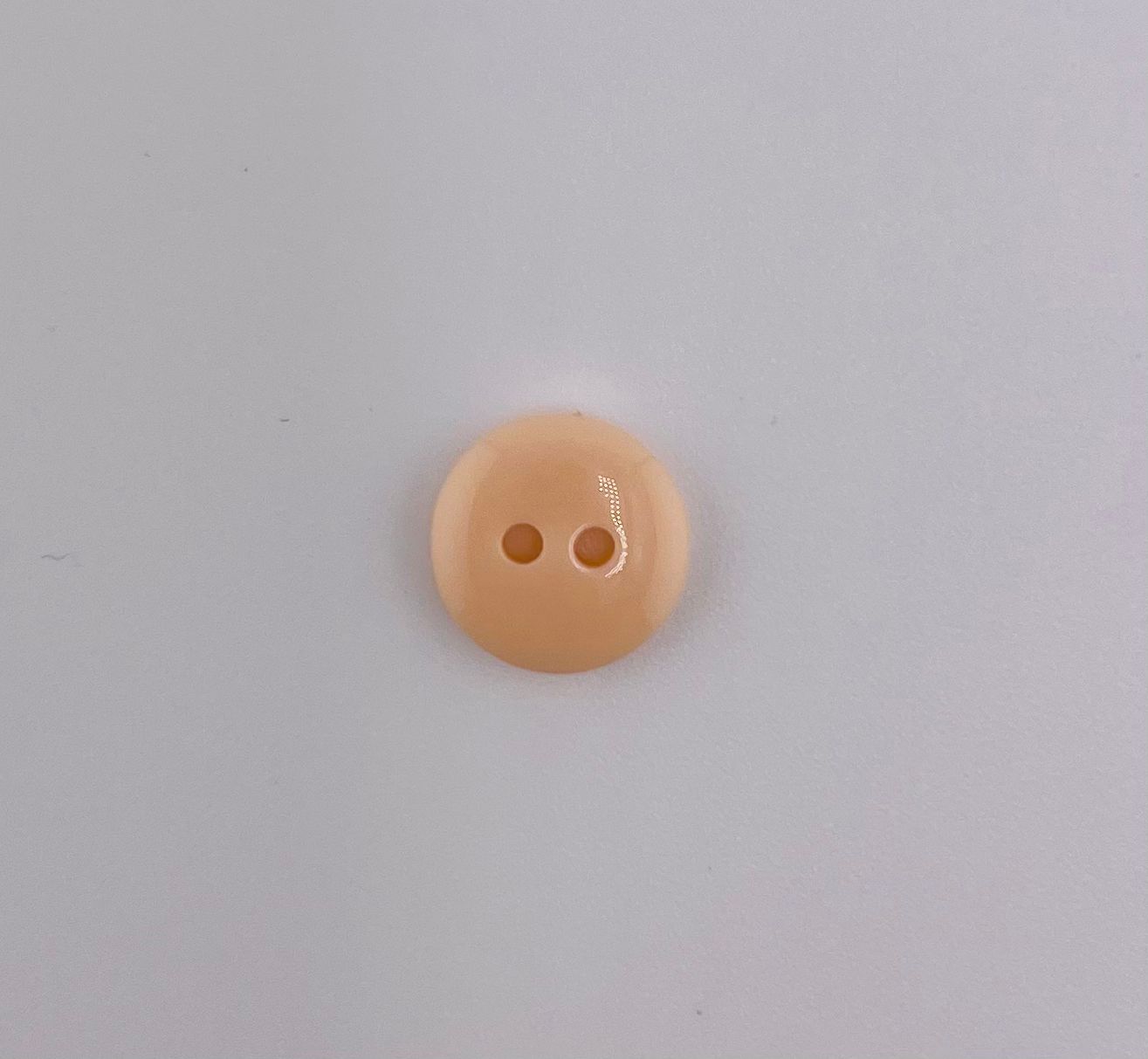 Polyester, 2-hole, Shiny Button 10mm