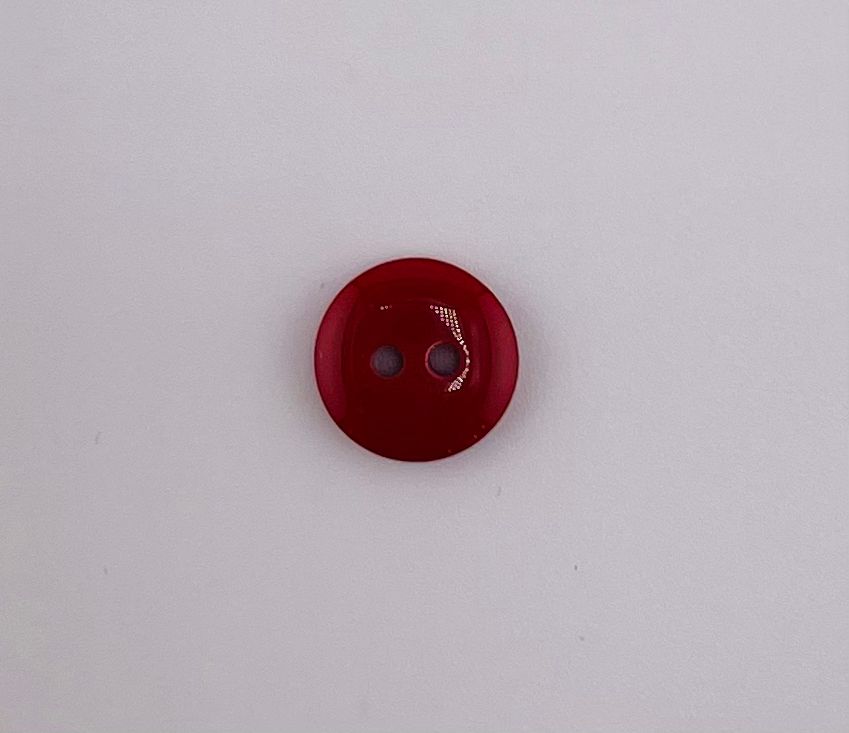 Polyester, 2-hole, Shiny Button 10mm