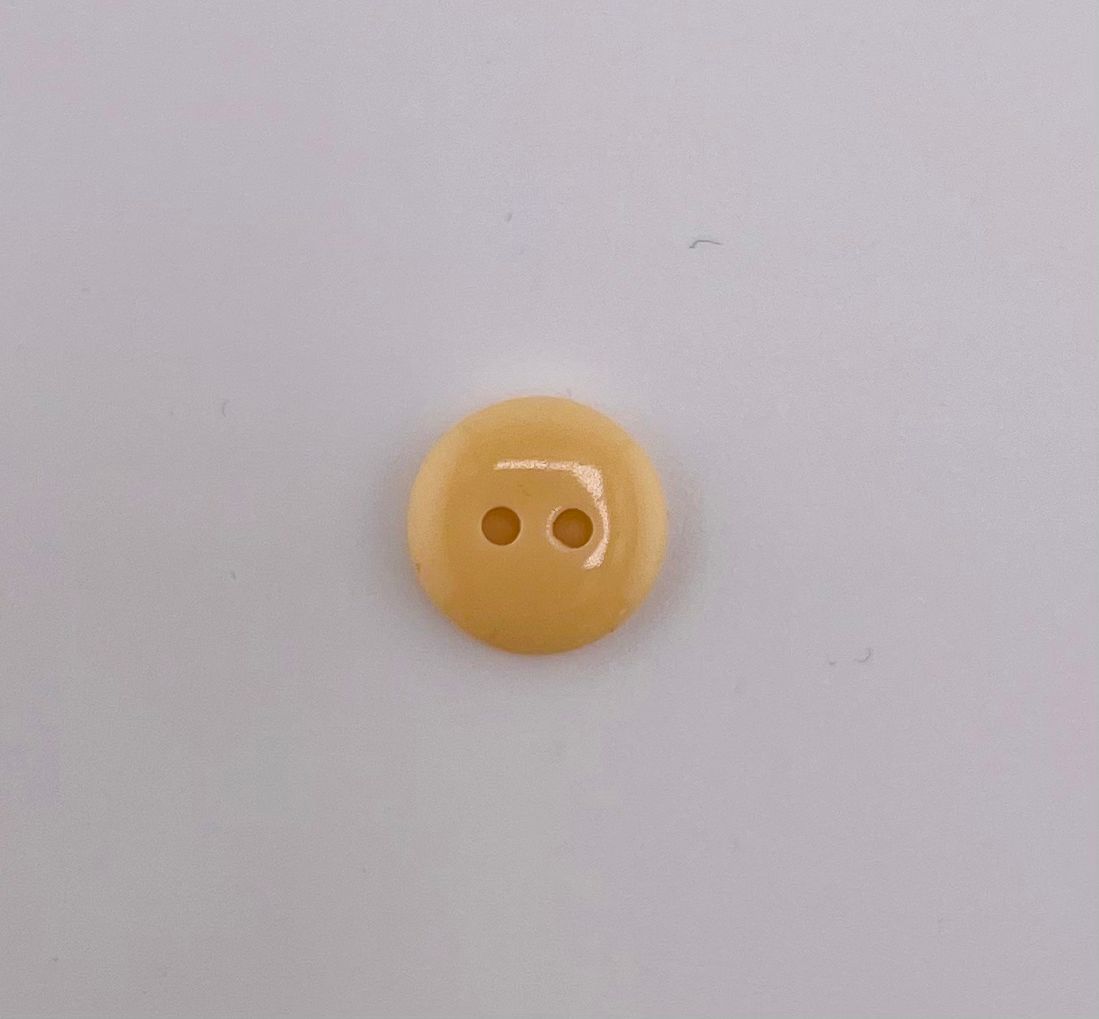 Polyester, 2-hole, Shiny Button 10mm