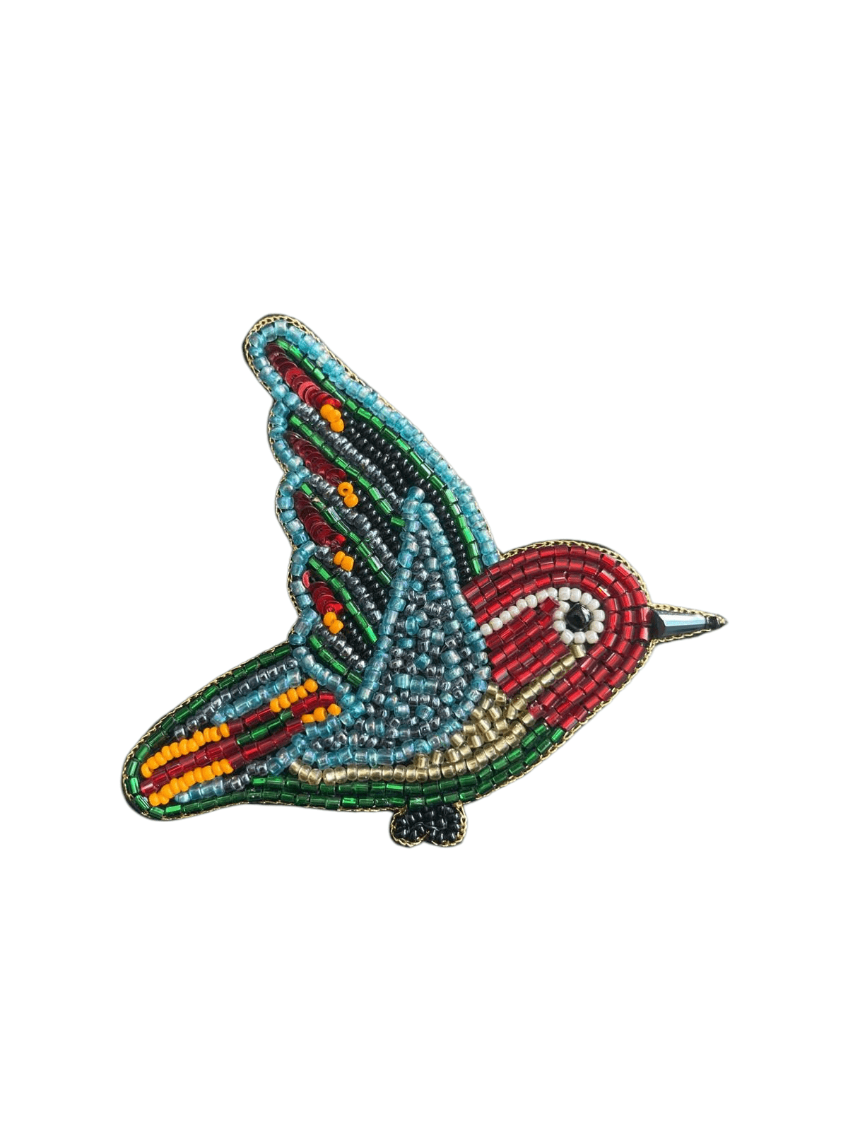Beaded Handcrafted Brooch - Galedi Pins