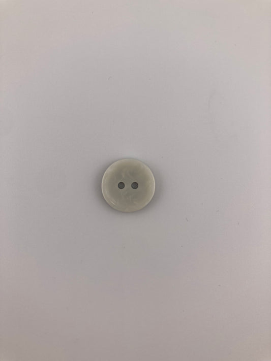 Double Sided, Mother of Pearl Effect Button, 15mm, 2-holes