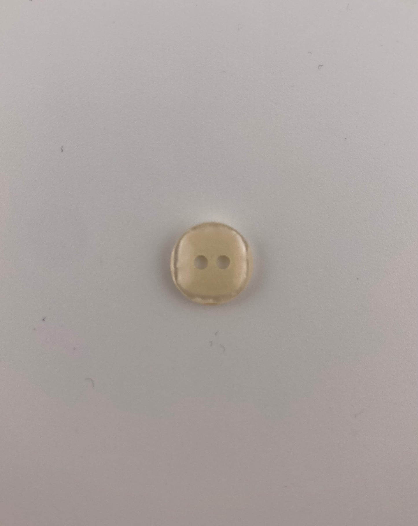 Ivory Pearlescent Button, 16mm, 2-holes