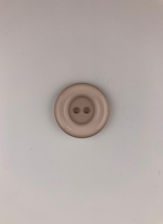 Pink Beige Button, 28mm, 2-holes