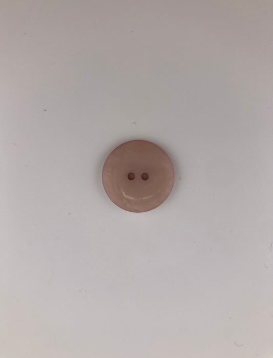 Pink Beige Pearlescent Button, 24mm, 2-holes