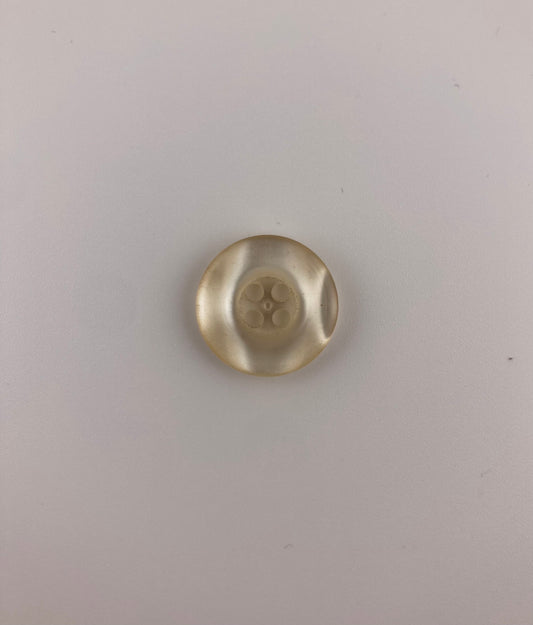 Pearlescent Ivory Button, 19mm, 4-holes