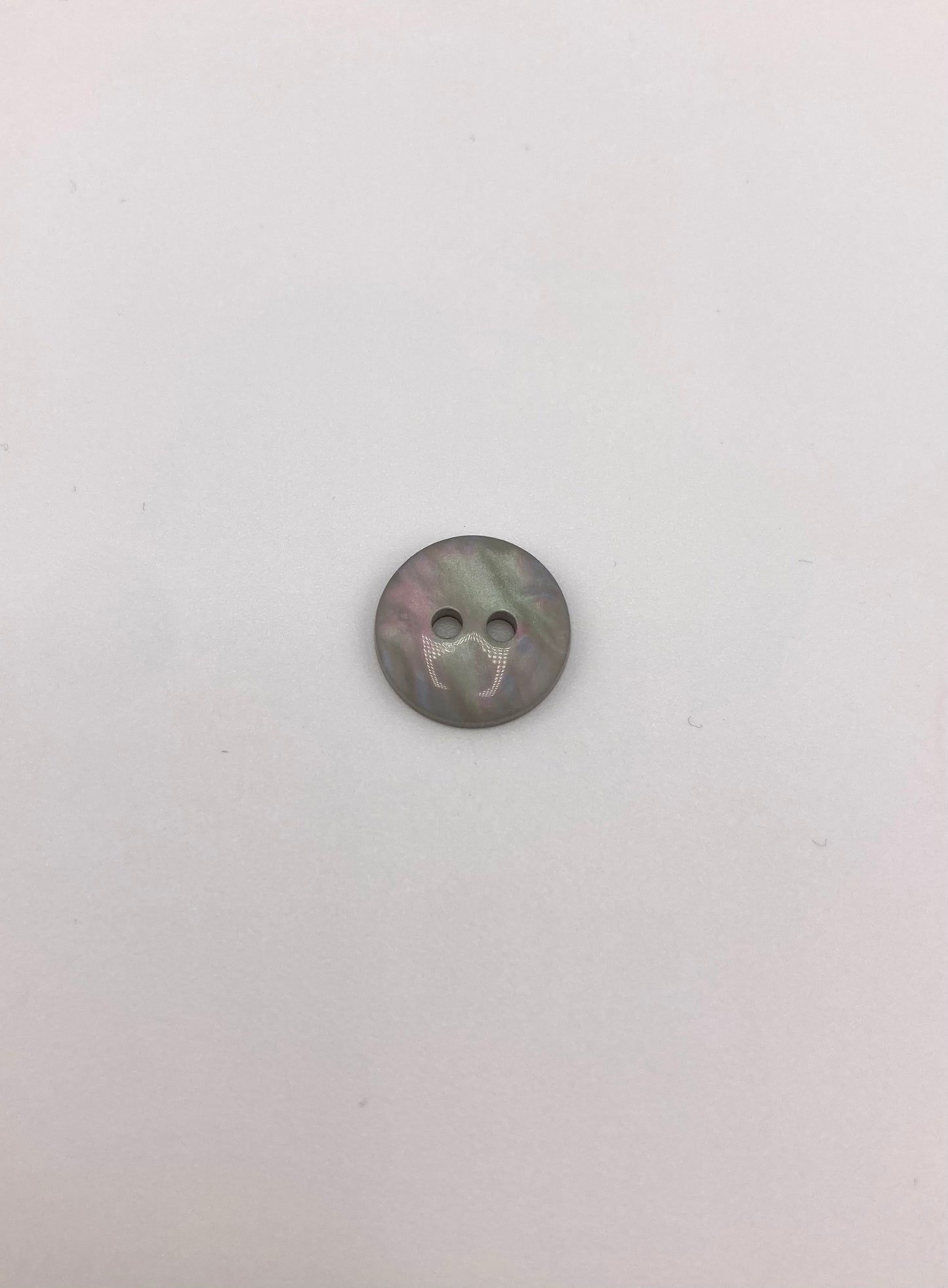 Iridescent Grey Button