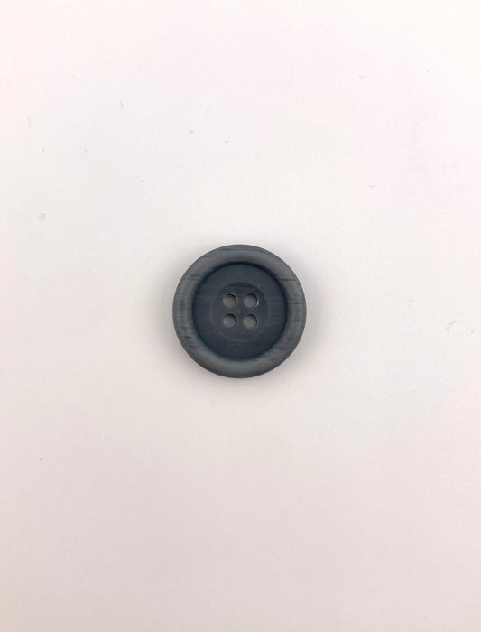 Steel Grey Button, 23mm, 4-holes