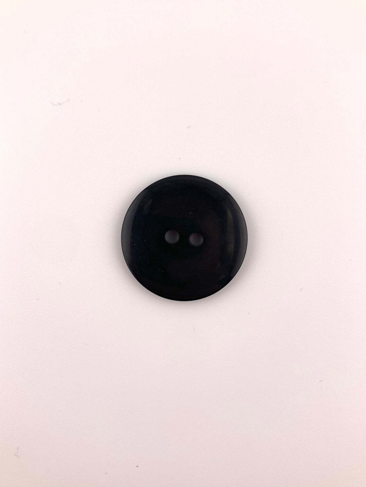 Black Button, 29mm, 2-holes