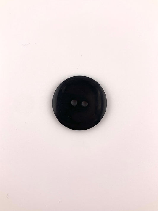 Black Button, 29mm, 2-holes