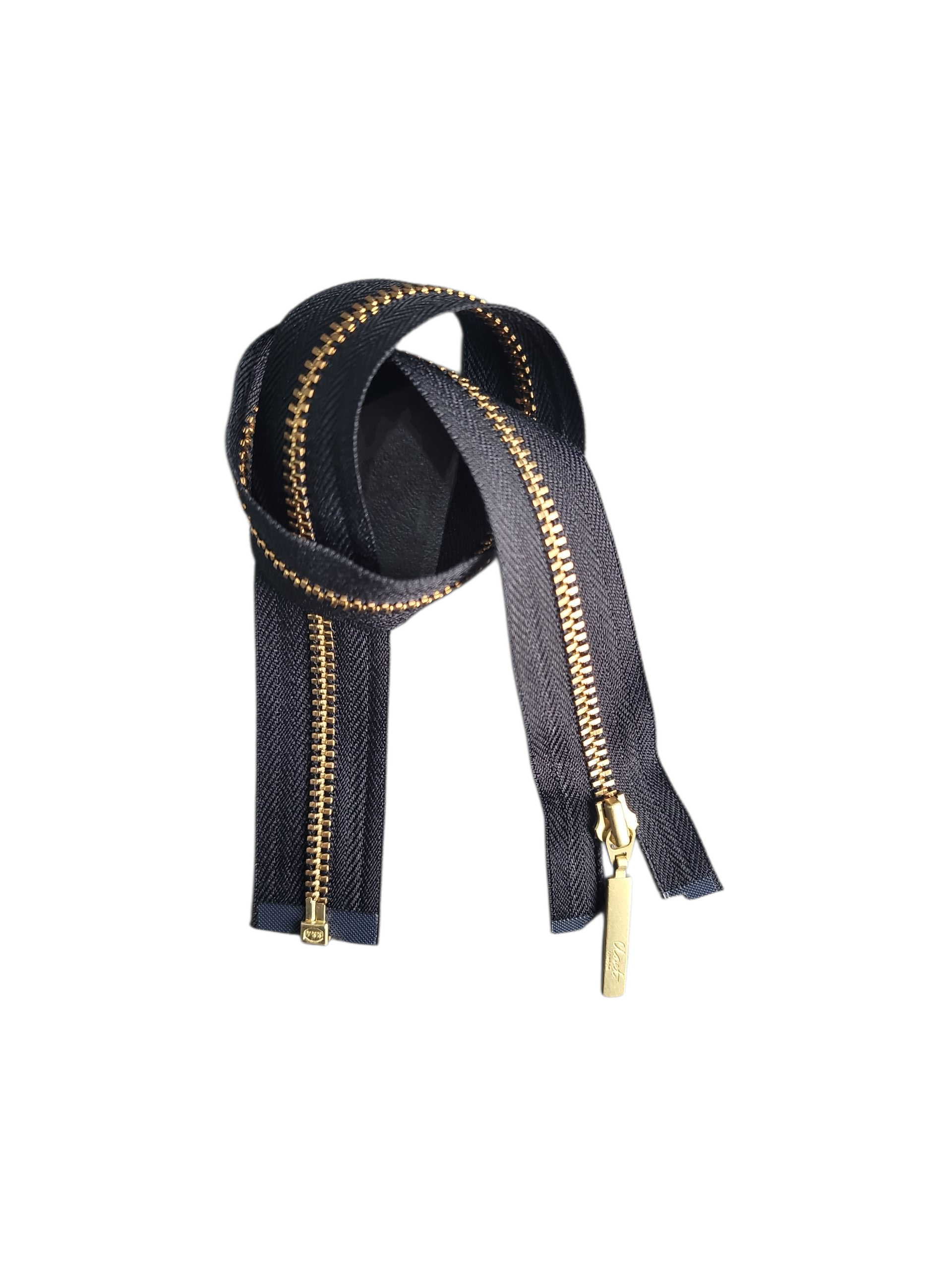 YKK 41cm Open End Metal Zipper – Gold