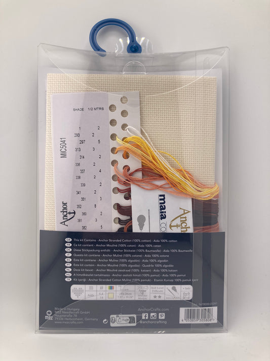 Counted Cross Stitch Kit - maia Collection - Lion