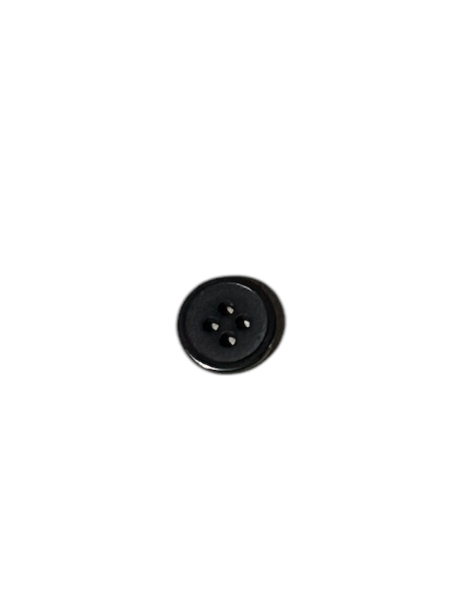 Shiny Black 9mm Flat Buttons | Galedi Pins