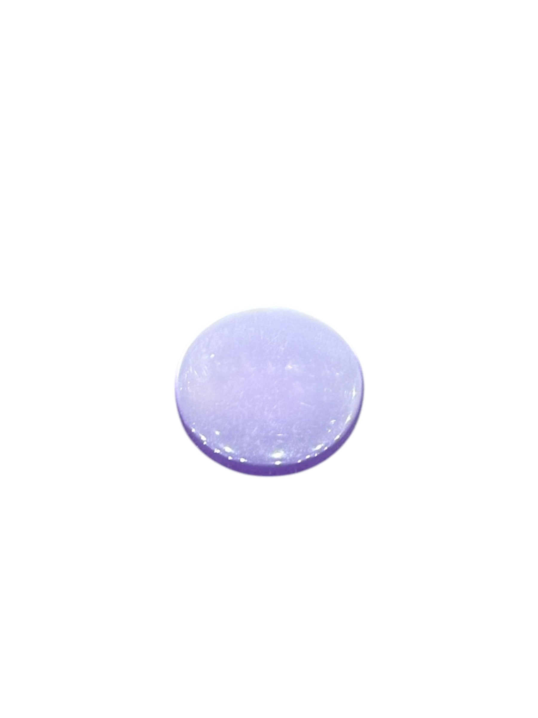 Round Plastic Shank Button, Lavender - Galedi Pins
