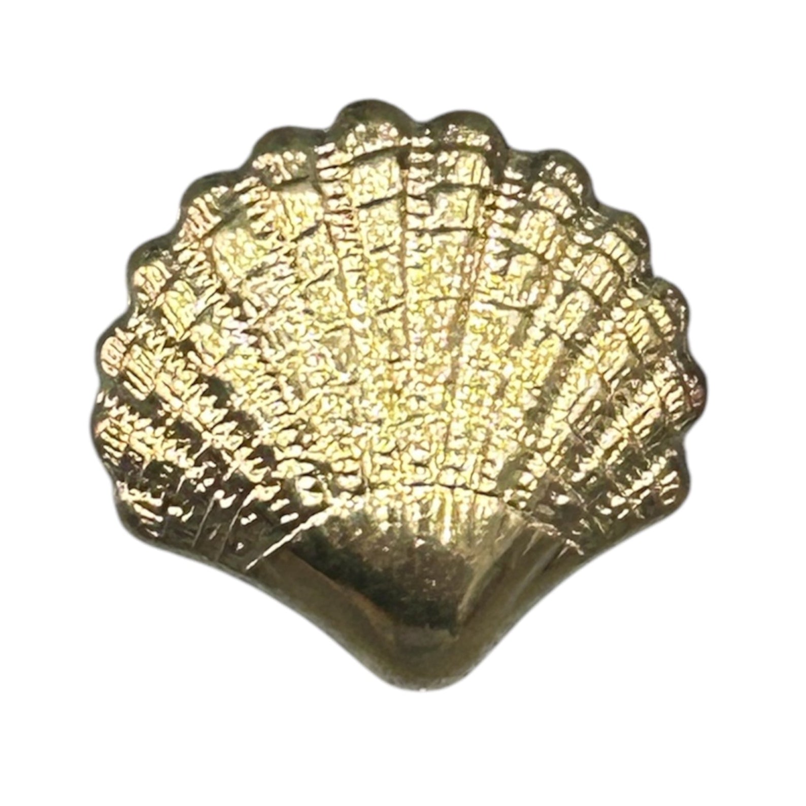 Sea Shell Shaped Gold Button - Galedi Pins