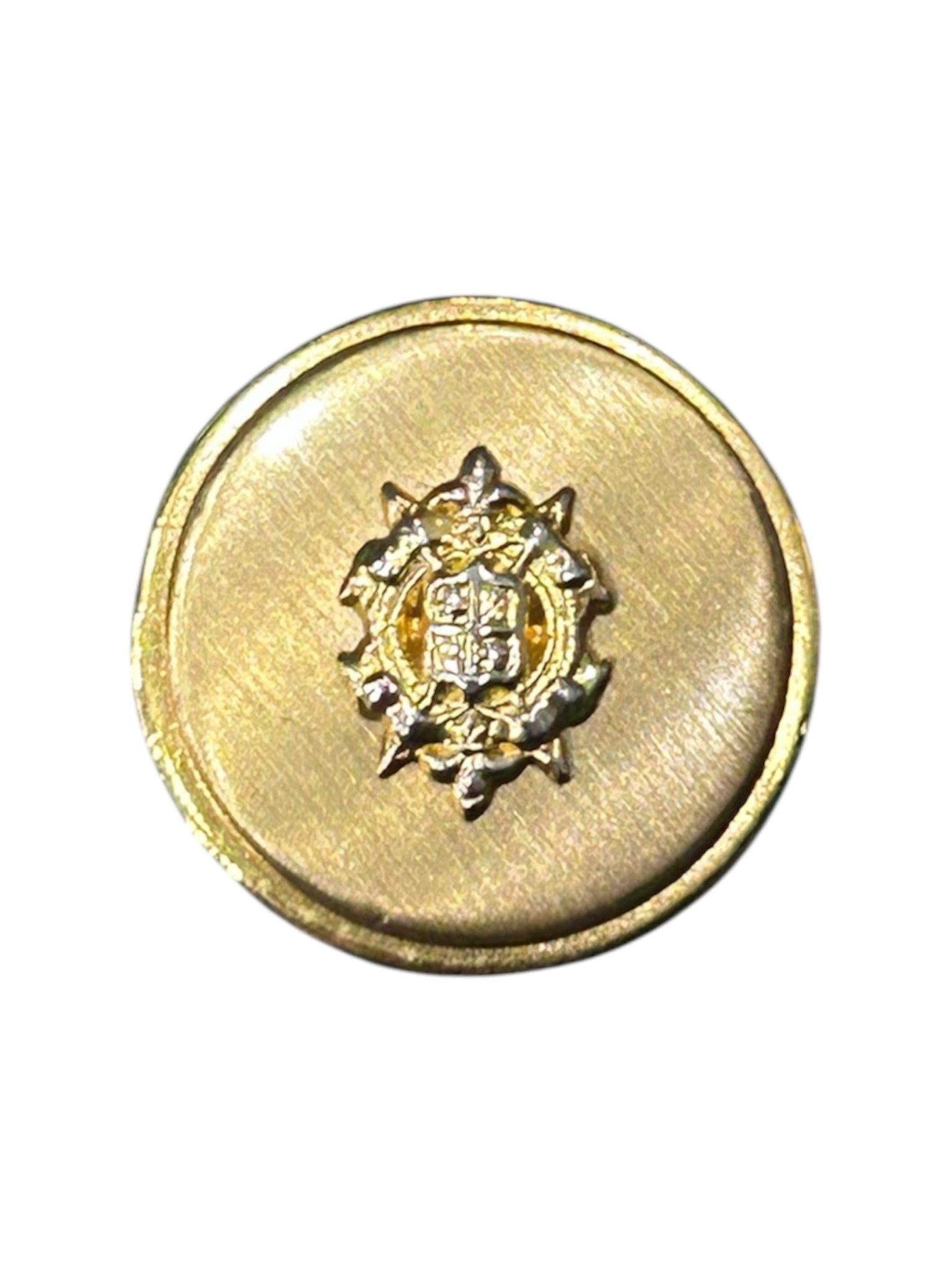 3D Detail Gold Button - Galedi Pins