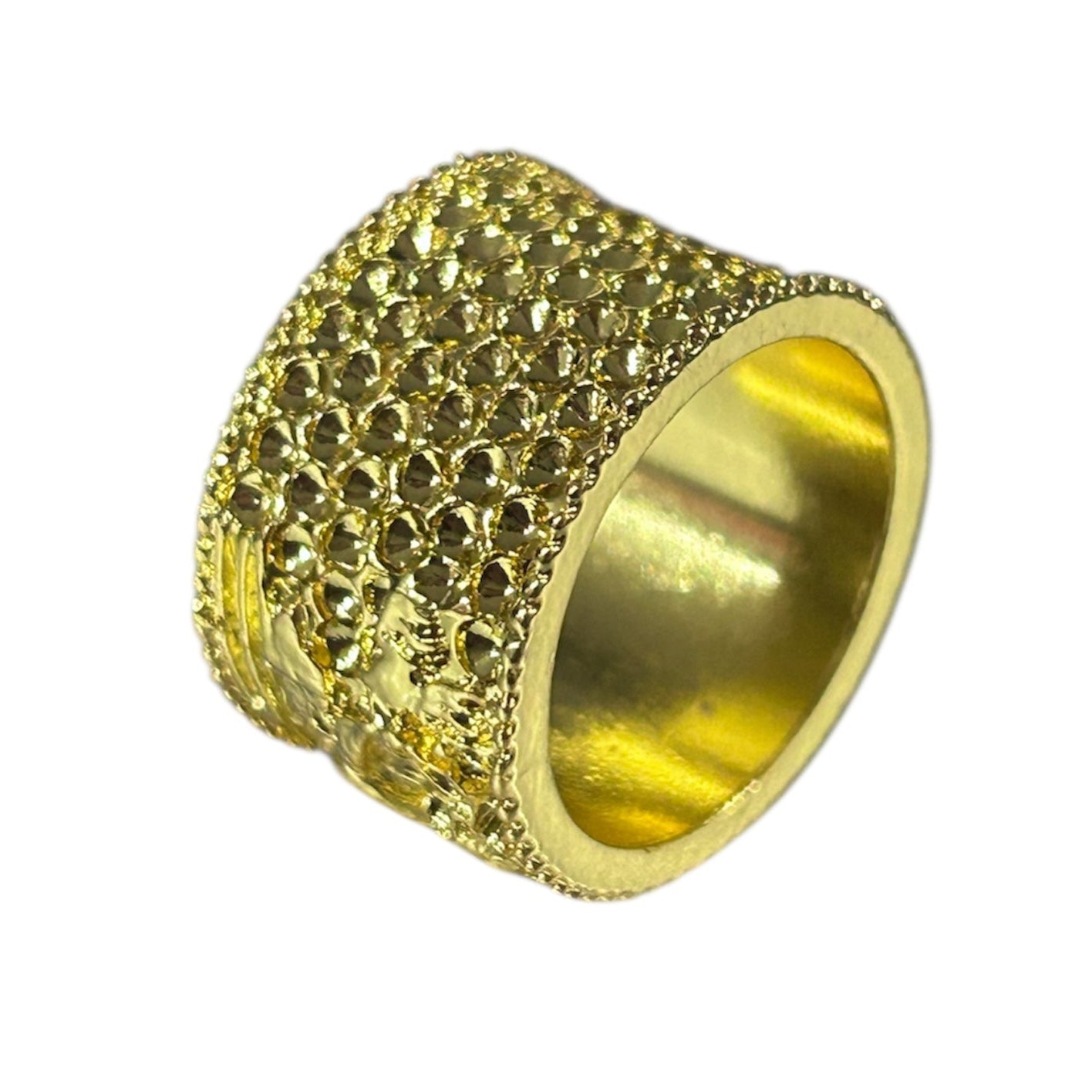 Dragon Patern Gold Alloy Sewing Thimble Ring - Galedi Pins
