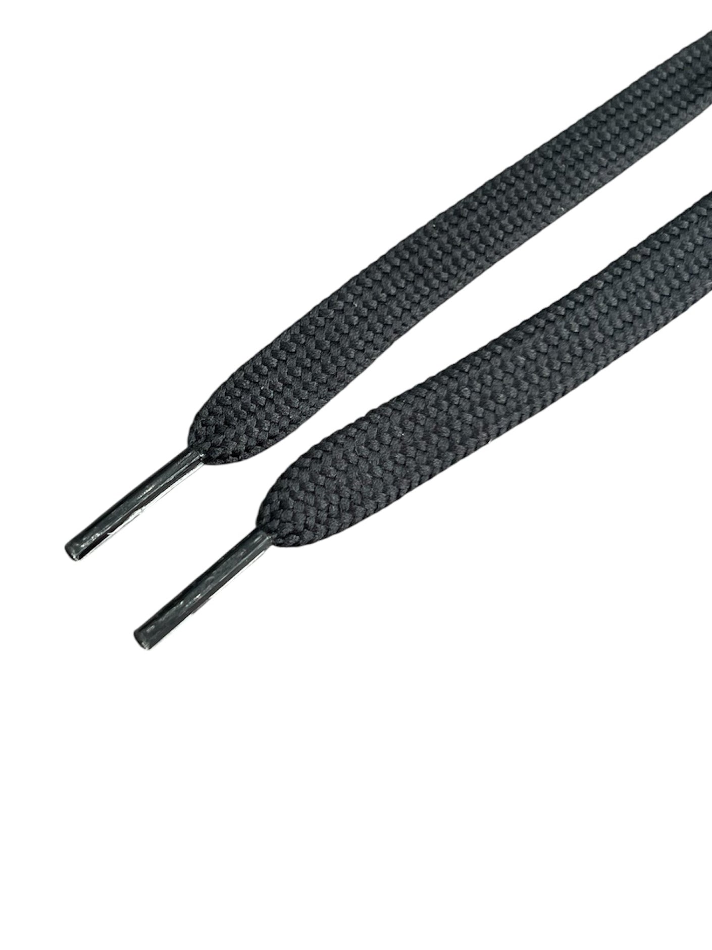 Galedi Pins black flat shoelaces, 1 meter length.