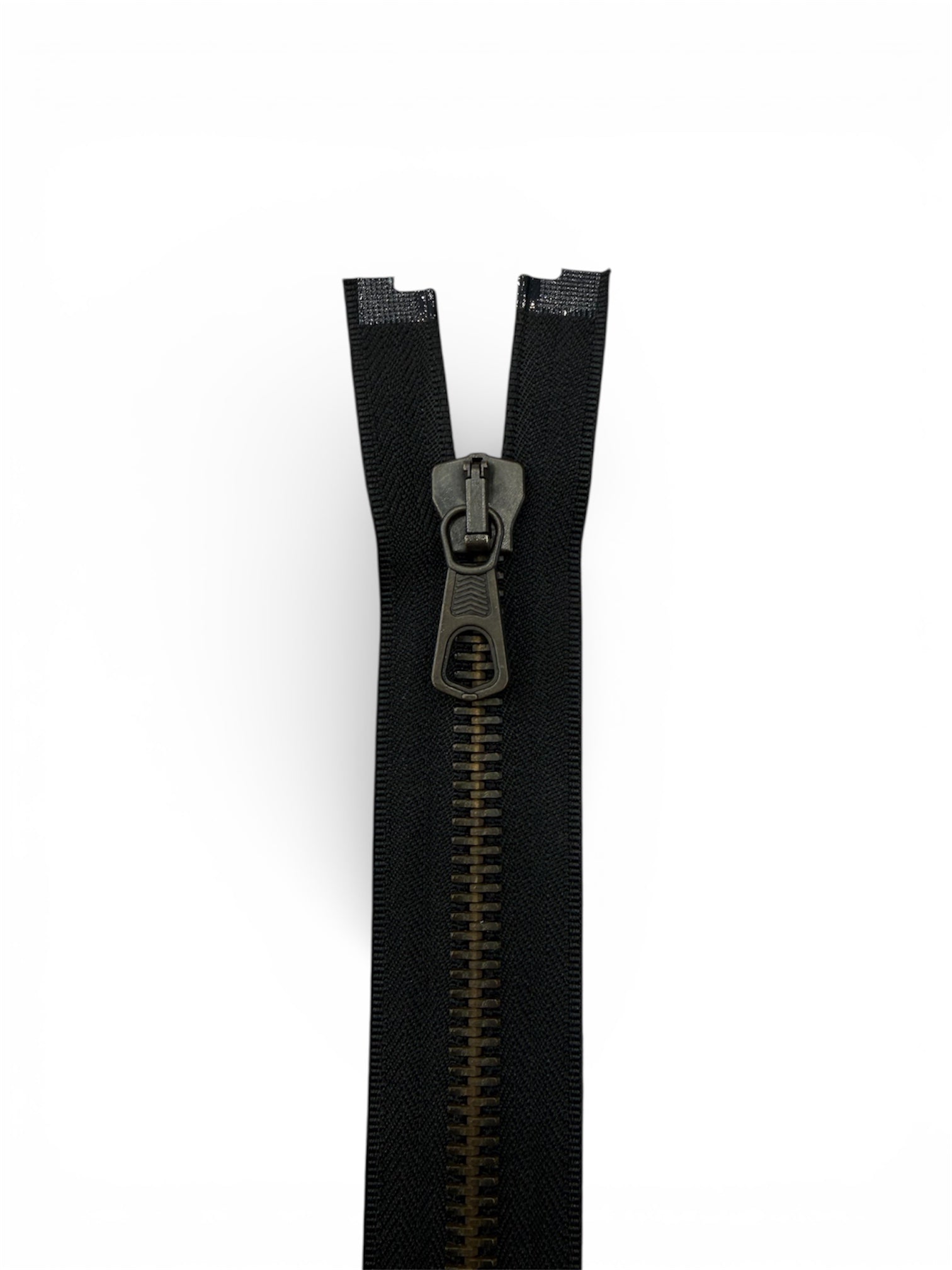 Galedi Pins heavy duty brass no.10 jacket zip, 80cm open end.