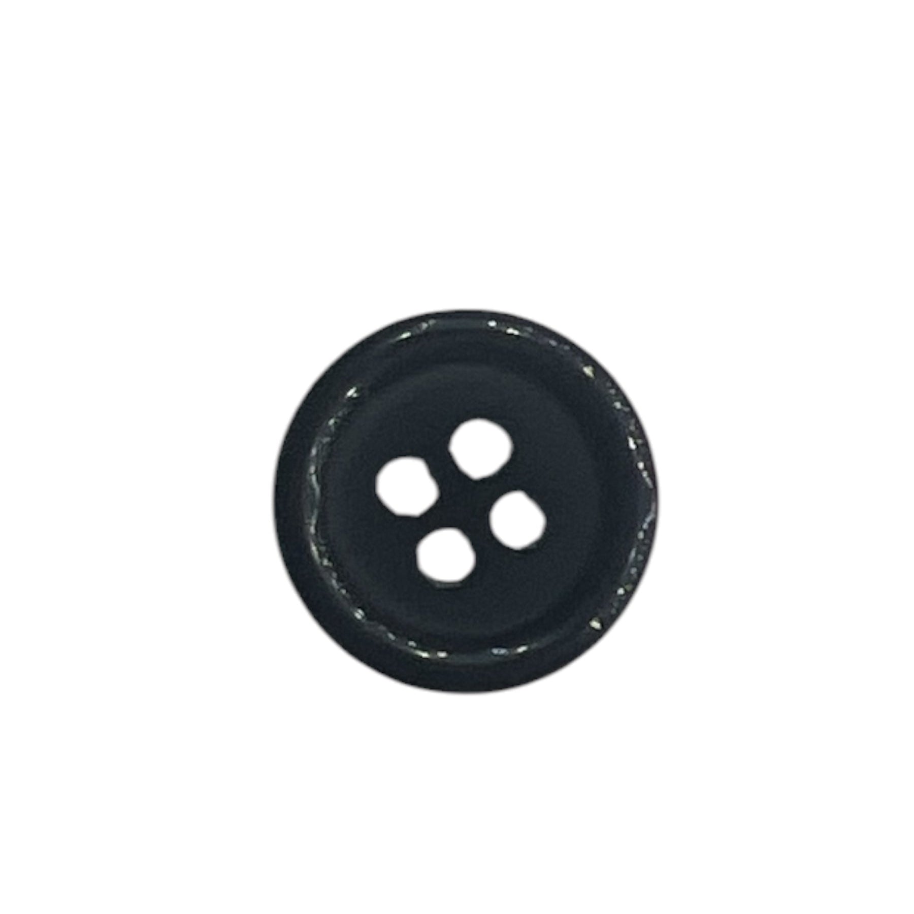 4 Hole Round Button with Raised Rim XR011