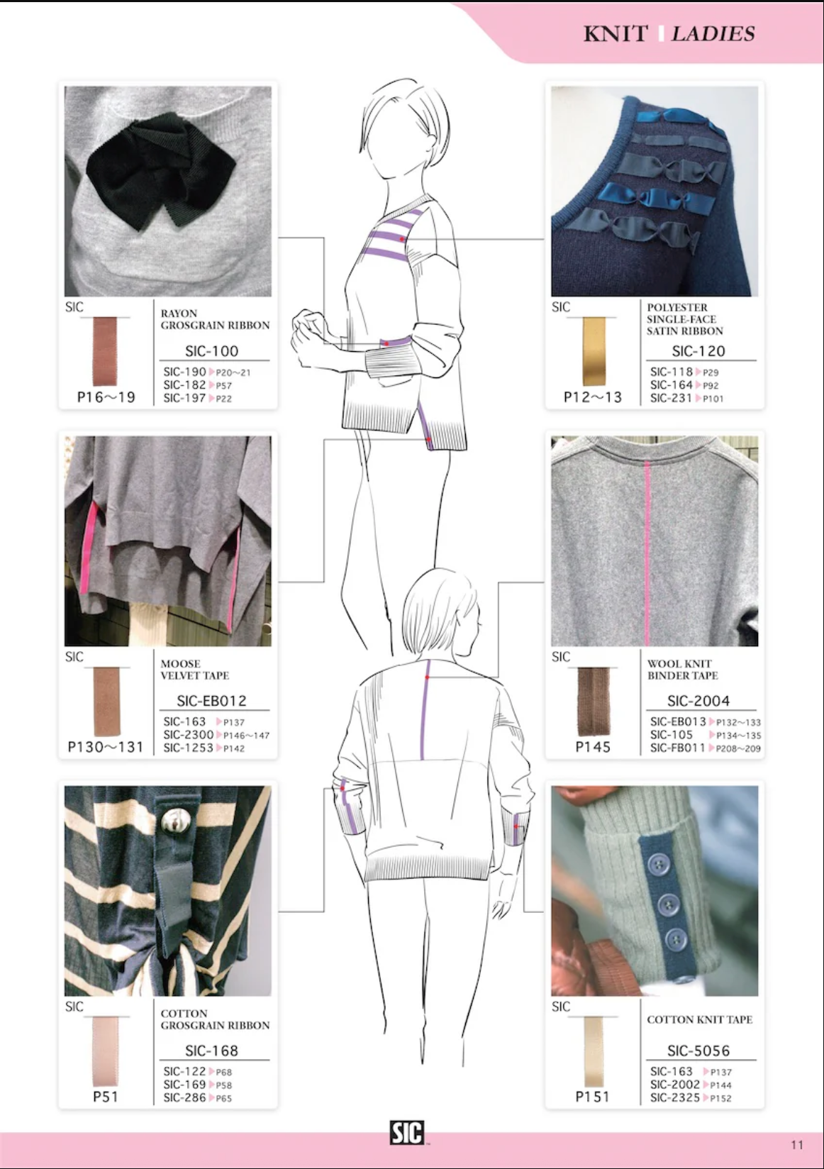 Shindo Knit Stretch Binder – Polyester Tape - SIC FB011 | Multiple Colours & Sizes - Shade Card 2 of 2