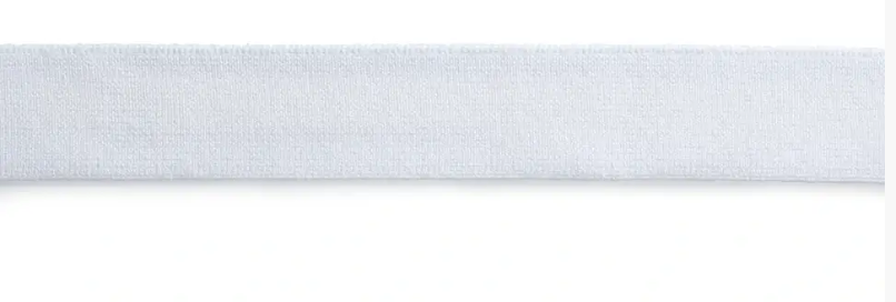 Pyjama elastic, 20mm, white, 2m