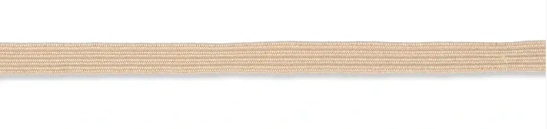 Ballet elastic 7mm, beige