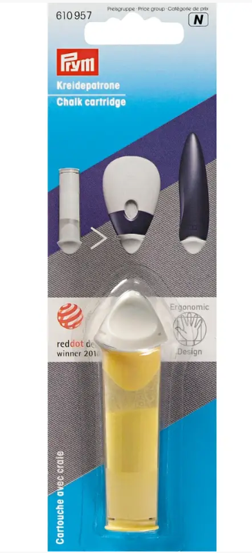 Chalk cartridges, white or yellow, prym.ergonomics