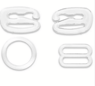 Bra accessories, 10mm or 12 mm, transparent